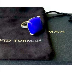 David Yurman Silver 20mm Lapiz Chatelaine w/ diamonds 6.5 size